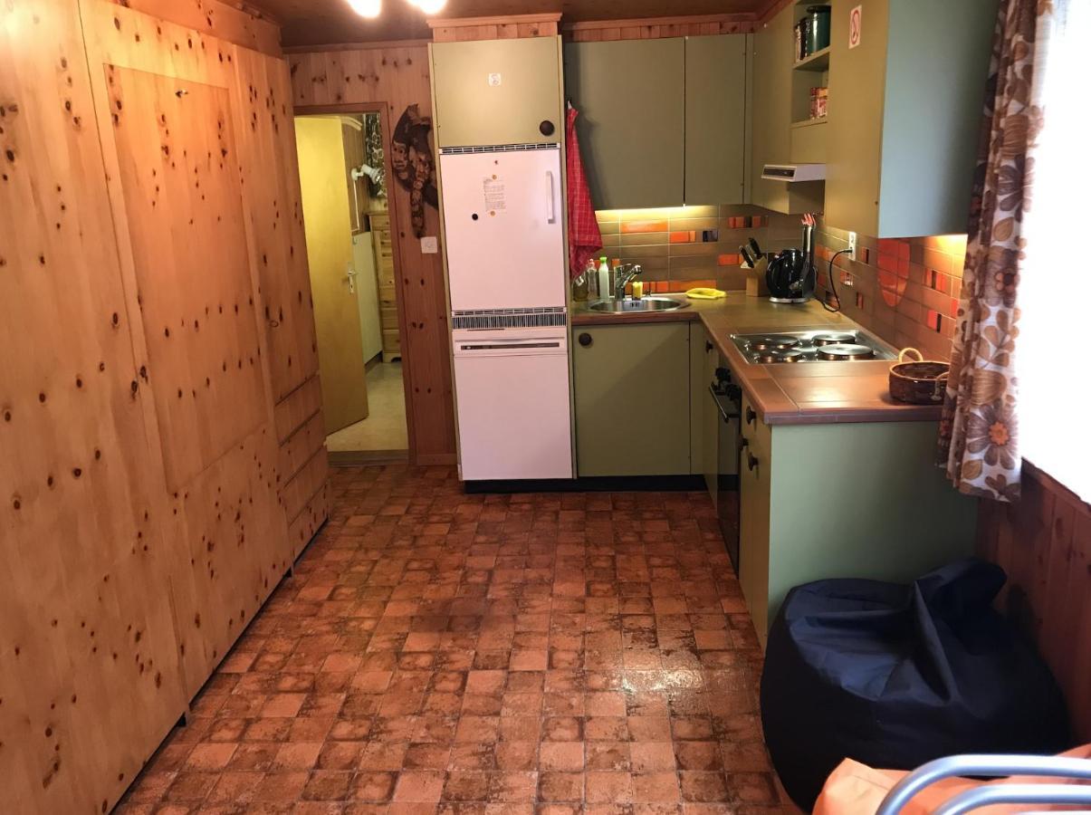 Ferienwohnung Im Chalet Boubou Wiler Ngoại thất bức ảnh
