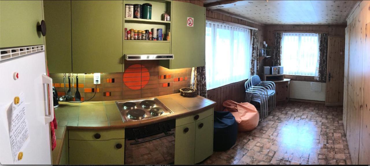 Ferienwohnung Im Chalet Boubou Wiler Ngoại thất bức ảnh