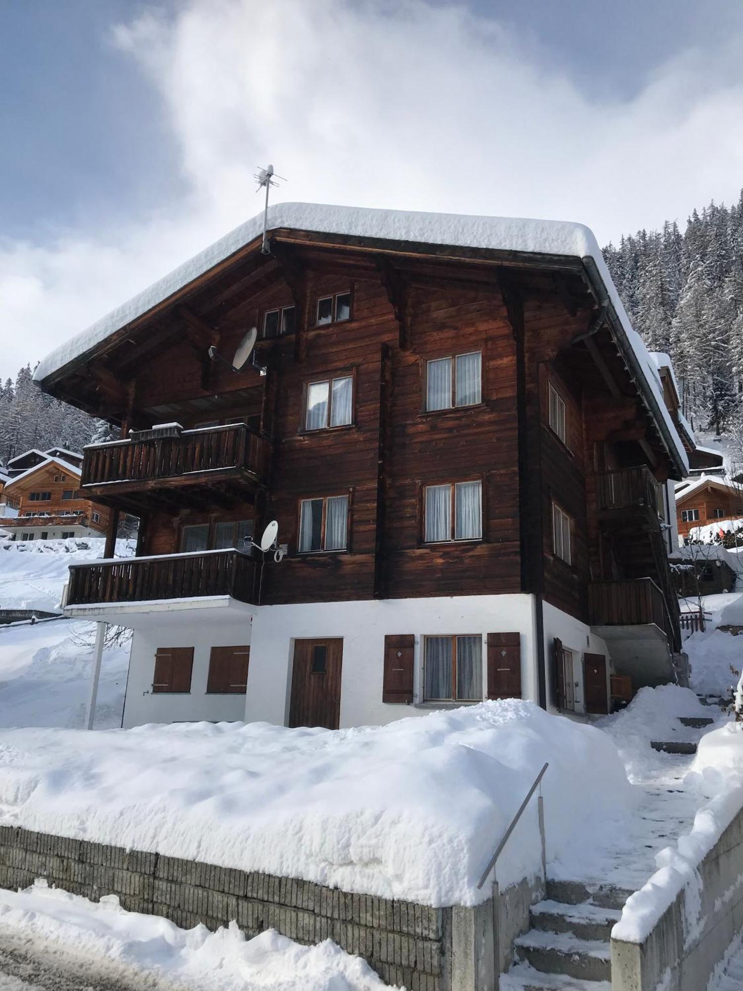 Ferienwohnung Im Chalet Boubou Wiler Ngoại thất bức ảnh